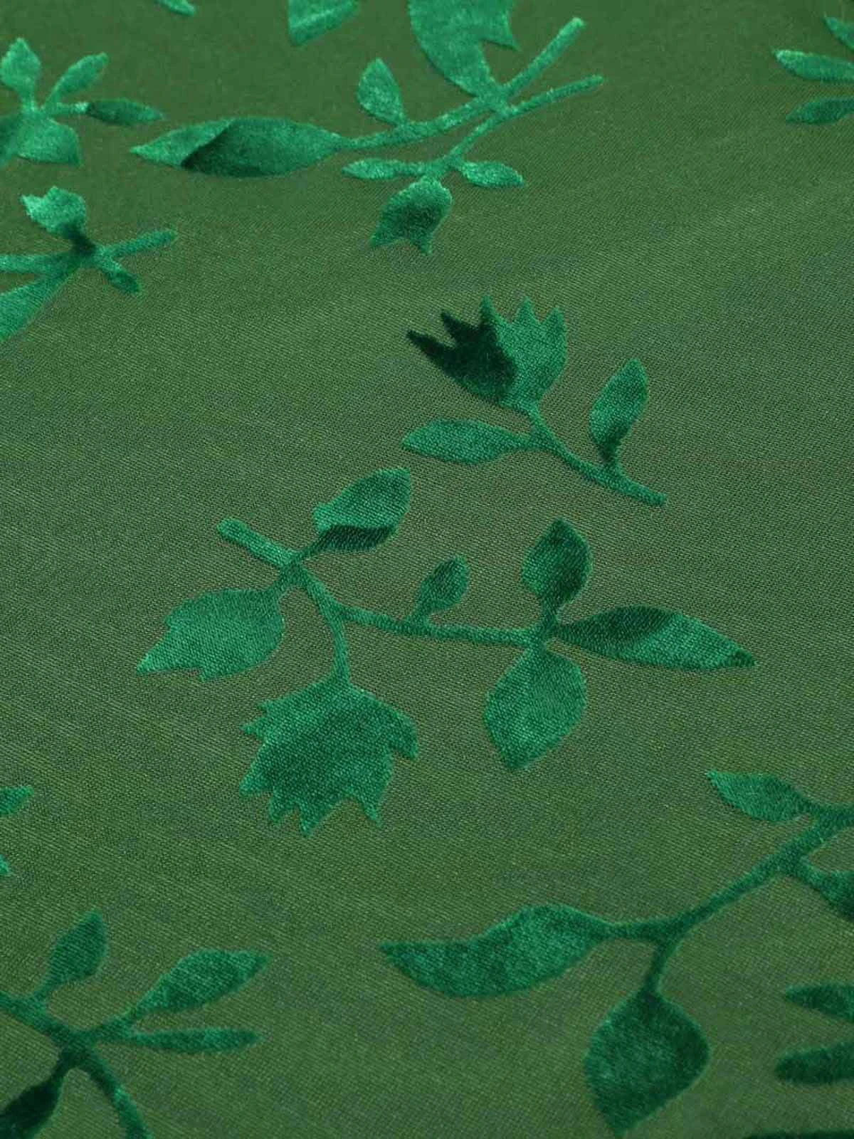 Green 1930s Floral Vintage Dress 7 Green 1930s Floral Vintage Dress - Image 7