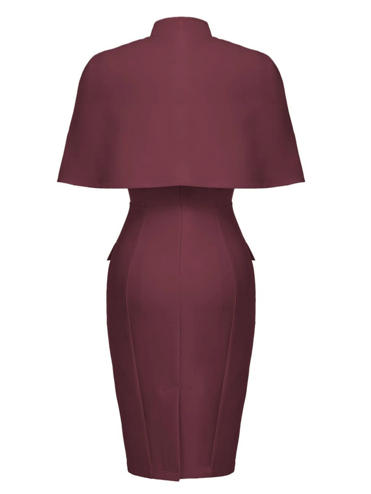 2PCS 1960s Button Work Pencil Dress 3 2PCS 1960s Button Work Pencil Dress - Image 3