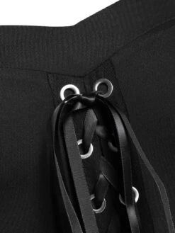 [Plus Size] 1950s Suspender Contrast Color Chiffon Strap Dress -Candi Clothing Shop 04 b876ad26 99f3 4618 9ba1 281fa2341b06