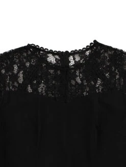 Black 1950s Lace Round Neck Dress -Candi Clothing Shop 05 0de07d31 3a89 4b2f 9009 ffa2041d24dc