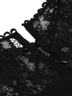 Black 1950s Lace Round Neck Dress -Candi Clothing Shop 08 78fe751c 3b10 44c6 8e97 324537157a94