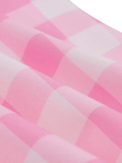 [Plus Size] Pink 1950s Plaid Strap Dress -Candi Clothing Shop 09 ee6efe37 4ee6 404c b6b3 b814dad8f9cc