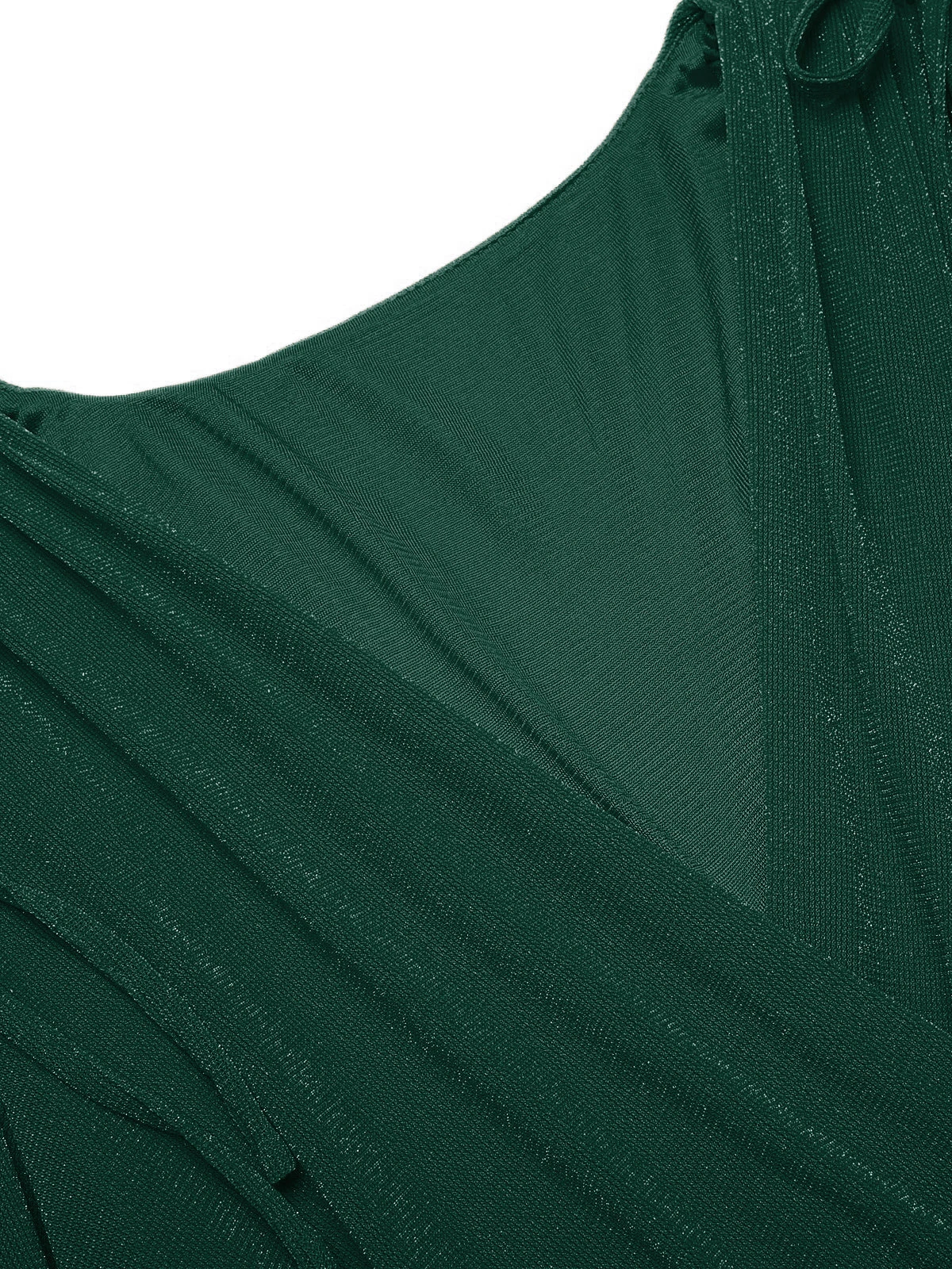 1930s Ruffle Lace-up Fishtail Dress 2 1930s Ruffle Lace-up Fishtail Dress - Image 2