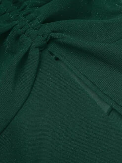 1930s Ruffle Lace-up Fishtail Dress 11 1930s Ruffle Lace-up Fishtail Dress -Candi Clothing Shop 1 7