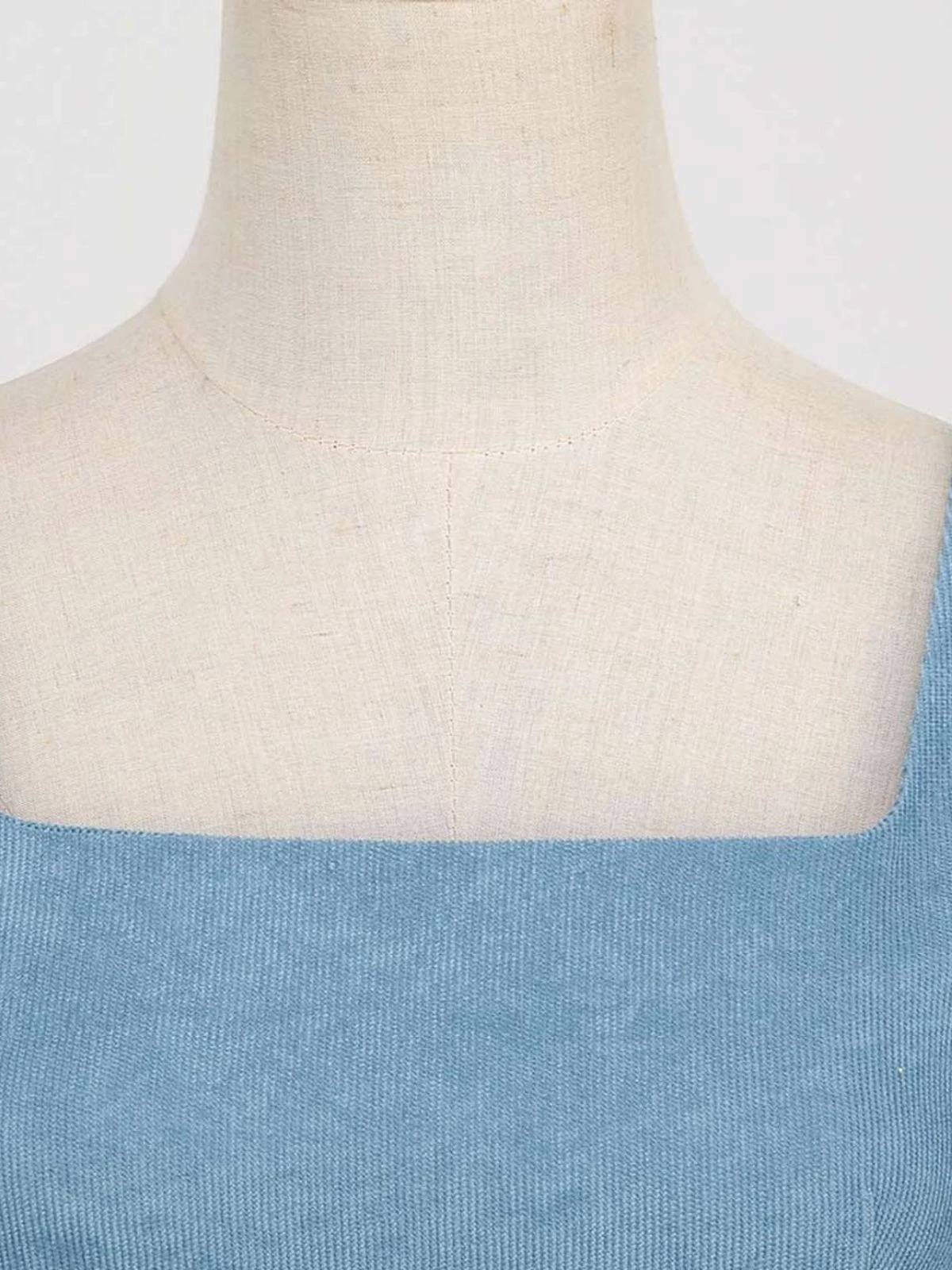 1950s Corduroy Solid Vintage Dress 5 1950s Corduroy Solid Vintage Dress - Image 5