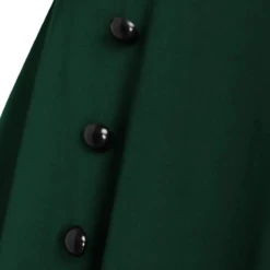 Green 1950s Lace Patchwork Swing Dress -Candi Clothing Shop 16977682884701