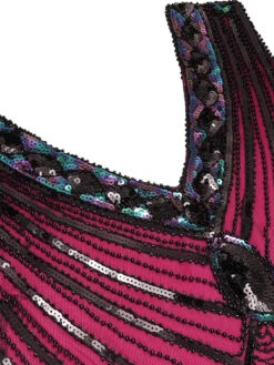 [US Warehouse] Rose Red 1920s Flapper Sequin Dress -Candi Clothing Shop 1920s dress4 cdb89864 864e 42cf bc54 798c2cd0157a