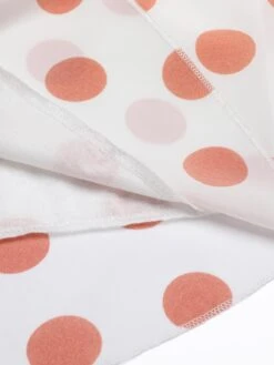 Orange 1930s Polka Dot Fishtail Dress 12 Orange 1930s Polka Dot Fishtail Dress -Candi Clothing Shop 1J2A1322