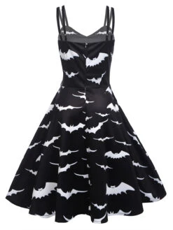 Black 1950s Bat Cape Swing Dress 10 Black 1950s Bat Cape Swing Dress -Candi Clothing Shop 22 11e76071 4f38 4d0c b301 3c8487823264