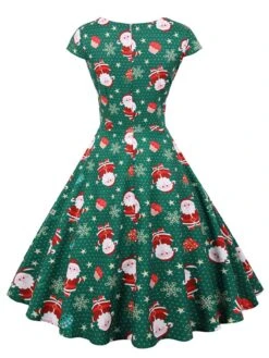 Green 1950s Christmas Polka Dot Dress 6 Green 1950s Christmas Polka Dot Dress -Candi Clothing Shop 3 4c2ce974 5e77 41a7 afbc 4d8636405533