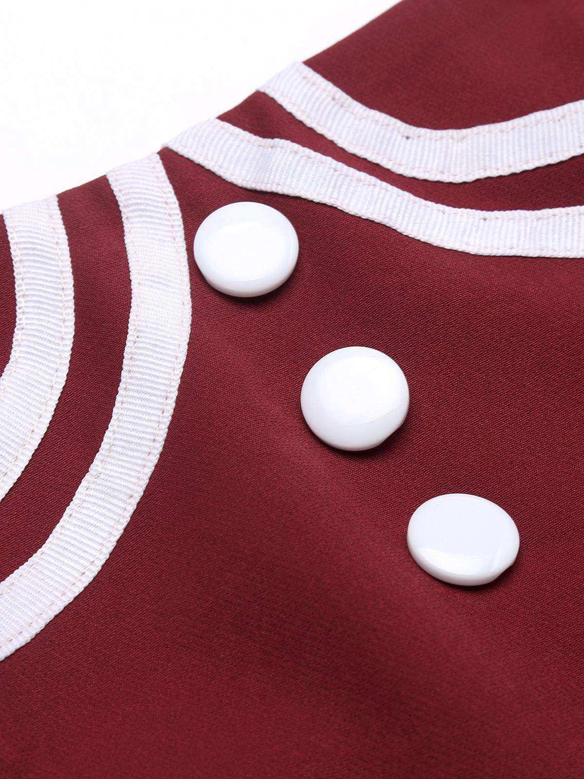 1950s Halter Navy Swing Dress 7 1950s Halter Navy Swing Dress - Image 7