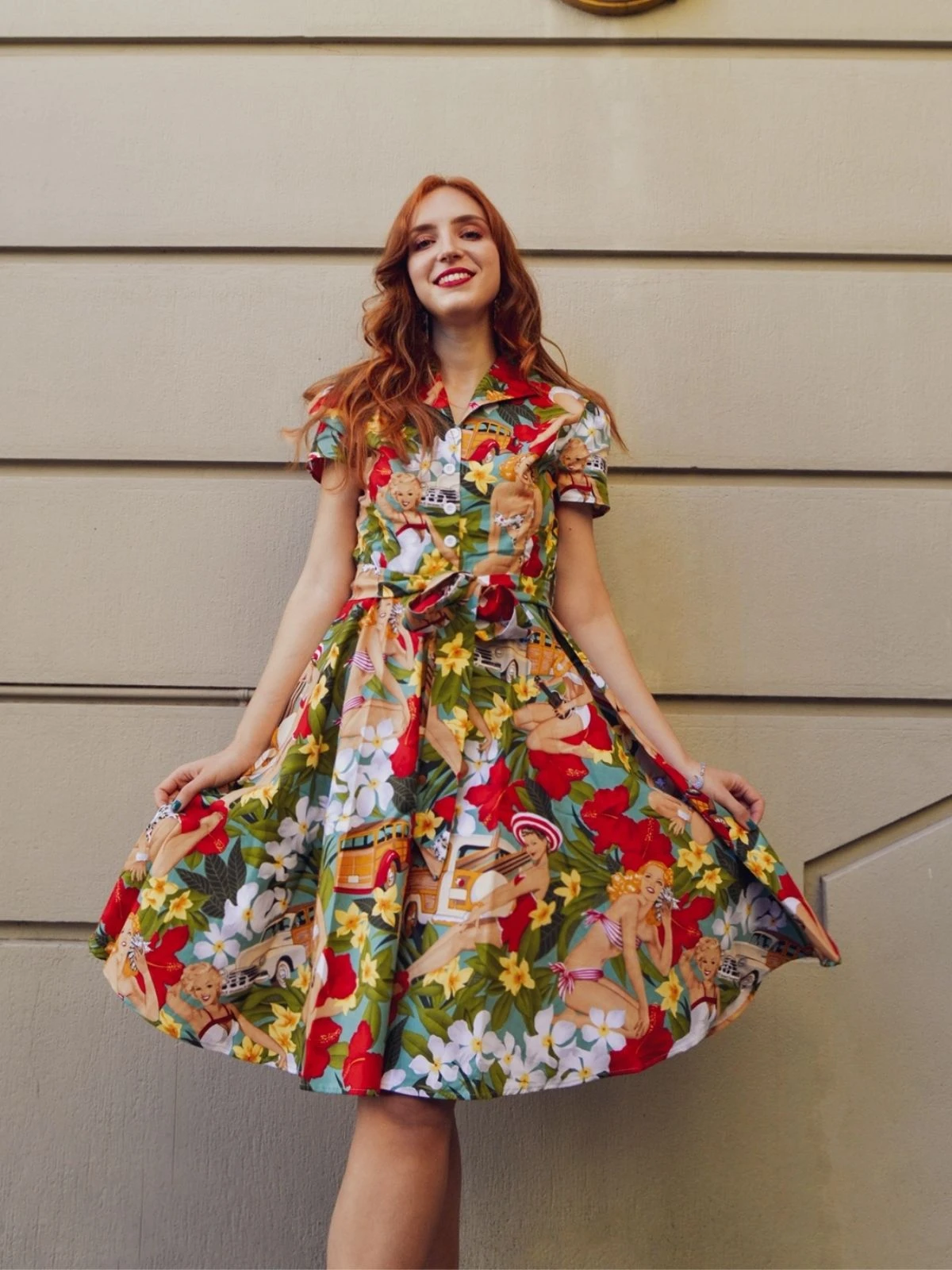 1950s Bikini Girls Swing Dress 8 1950s Bikini Girls Swing Dress - Image 8