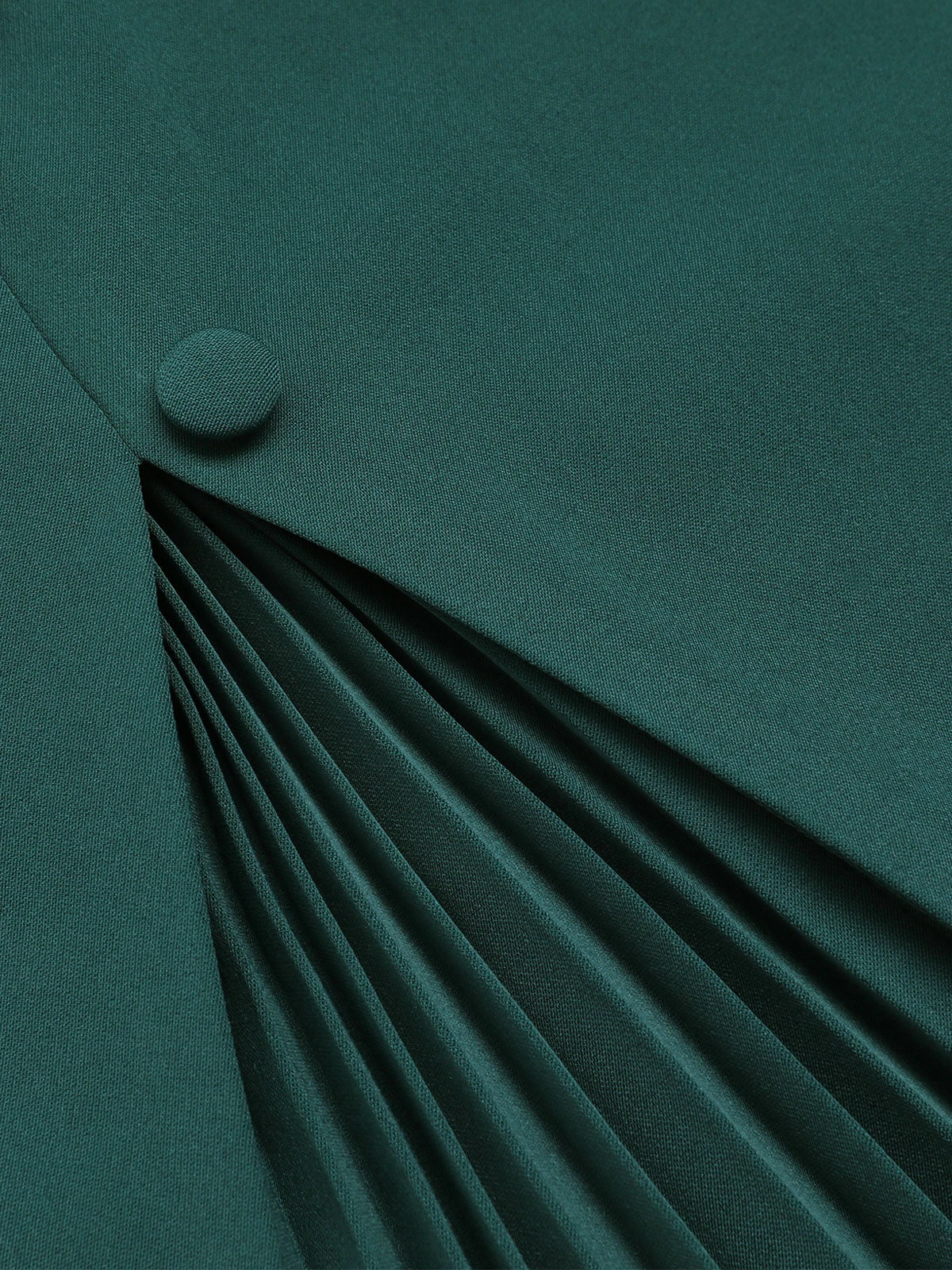 Dark Green 1960s Lace Off-shoulder Dress 6 Dark Green 1960s Lace Off-shoulder Dress - Image 6