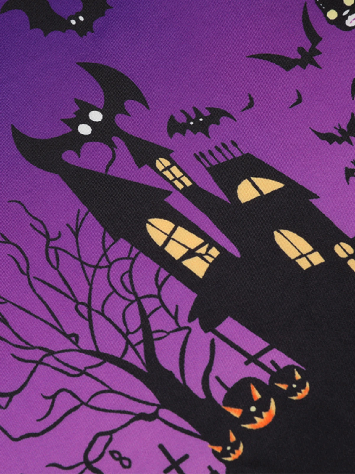 Black 1950s Halloween Button Dress 9 Black 1950s Halloween Button Dress - Image 9