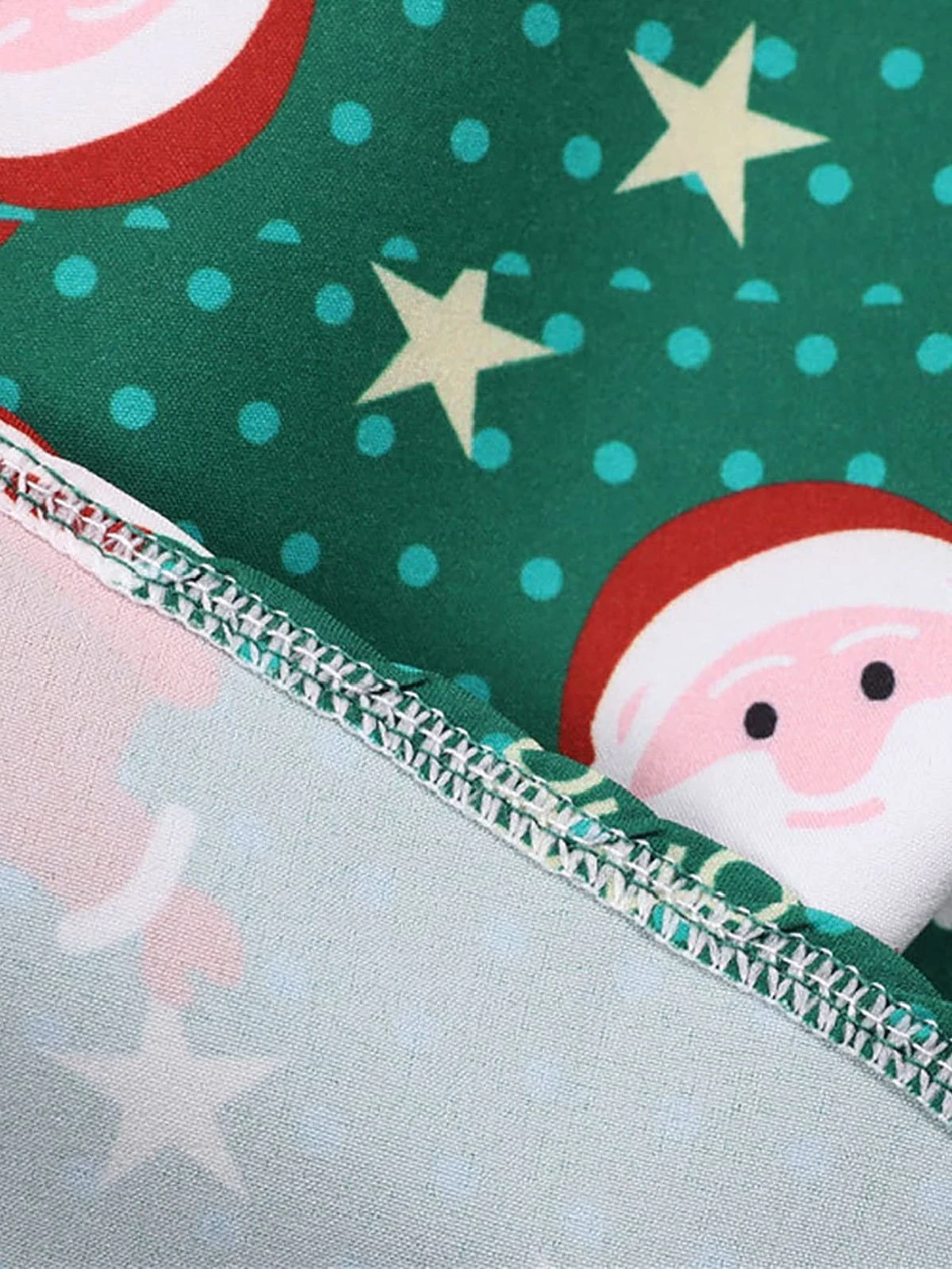 Green 1950s Christmas Polka Dot Dress 4 Green 1950s Christmas Polka Dot Dress - Image 4