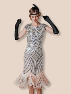[US Warehouse] Pink 1920s Tassel Gatsby Flapper Dress -Candi Clothing Shop 9 4f110ef8 5059 404c 9985 fd887332a768