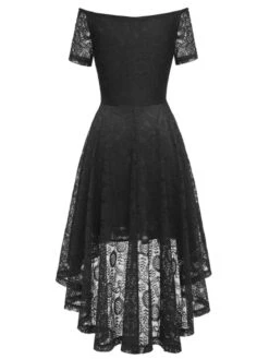 1950s Off-shoulder Floral Lace Dress 26 1950s Off-shoulder Floral Lace Dress -Candi Clothing Shop 9 88baf102 0f36 4132 87fd 59327fac3618
