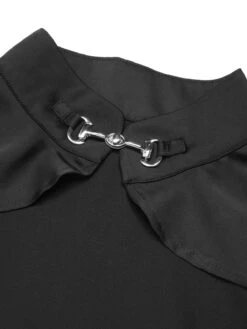 2PCS 1930s Halloween Fishtail Dress & Sheer Coat 13 2PCS 1930s Halloween Fishtail Dress & Sheer Coat -Candi Clothing Shop CBH180745 6