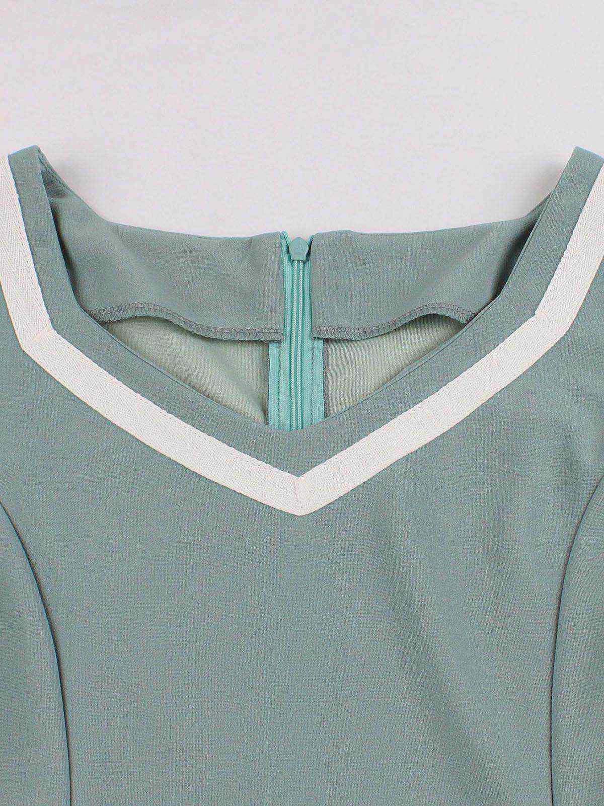 1950s Floral Patchwork Swing Dress 3 1950s Floral Patchwork Swing Dress - Image 3