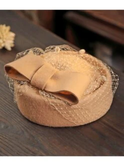 Retro Bow Mesh Wooled Dress Hat 9 Retro Bow Mesh Wooled Dress Hat -Candi Clothing Shop KH a4dbfd3a f95e 4fc9 a15b 3fd6291e0d1a