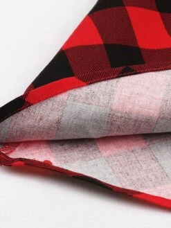 Red 1950s Plaid Bowknot Swing Dress 11 Red 1950s Plaid Bowknot Swing Dress -Candi Clothing Shop O1CN01D5zv2W1H36LsdsAGS 2654570701 0 cib