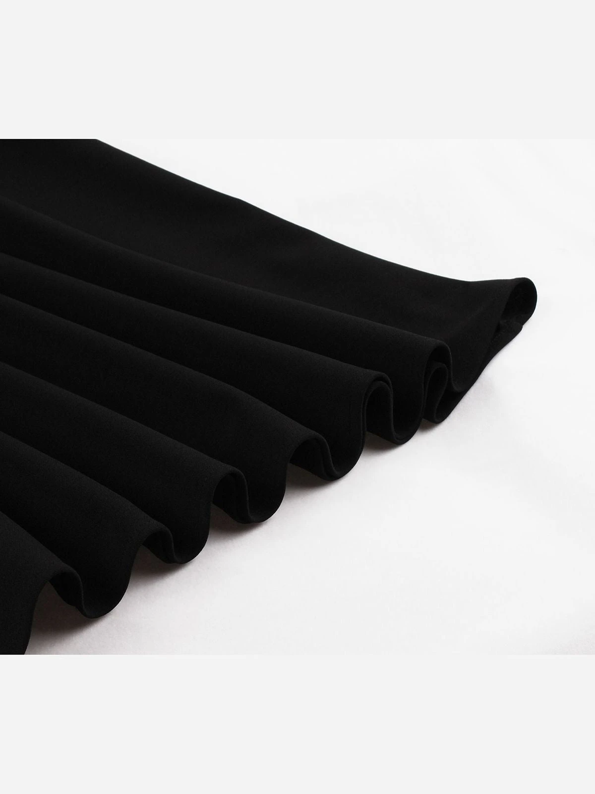 1950s Angel Sleeve Solid Swing Dress 6 1950s Angel Sleeve Solid Swing Dress - Image 6