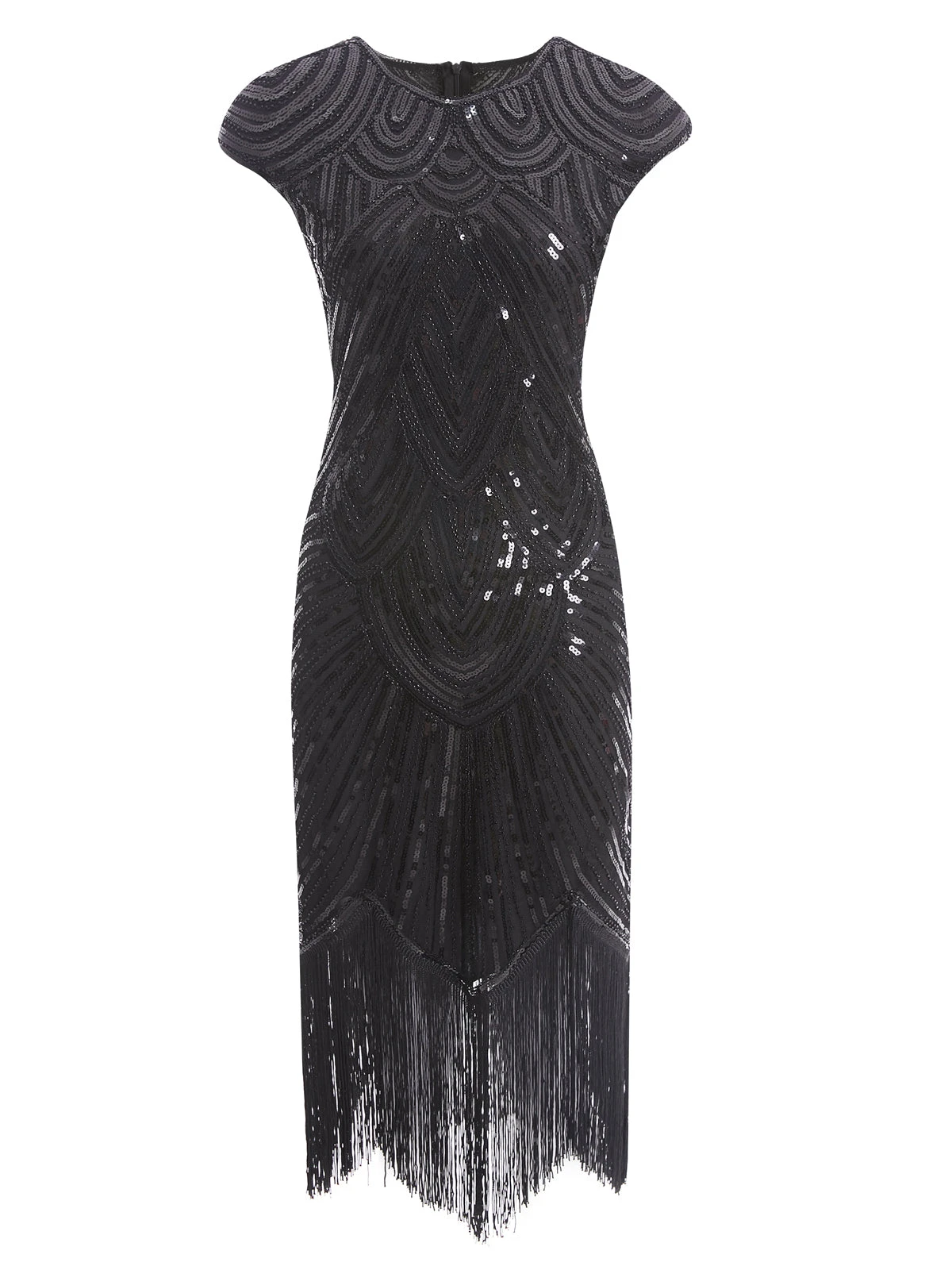1920s Fringe Flapper Dress 13 1920s Fringe Flapper Dress - Image 13