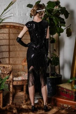 1920s Sequin Beaded Fringed Dress 23 1920s Sequin Beaded Fringed Dress -Candi Clothing Shop SCH000323 B 3 c6e3face b3de 4ef2 b3cb 466fc79c2845