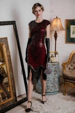 1920s Sequin Beaded Fringed Dress 35 1920s Sequin Beaded Fringed Dress -Candi Clothing Shop SCH000323 R 1 f8b03378 2852 4ae5 85c4 385912453c09