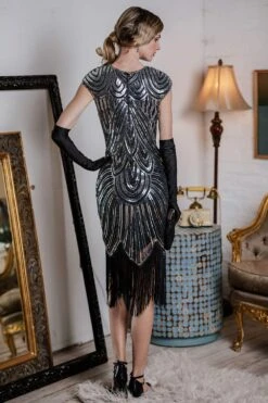 1920s Sequin Beaded Fringed Dress 36 1920s Sequin Beaded Fringed Dress -Candi Clothing Shop SCH000323 S 3 615273d4 f089 48d4 b2c2 4db442d8b568