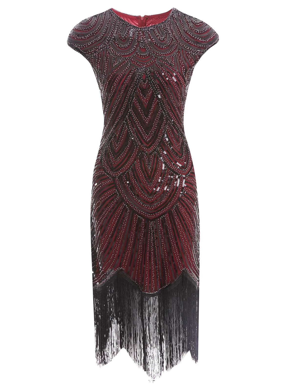 1920s Fringe Flapper Dress 1 1920s Fringe Flapper Dress