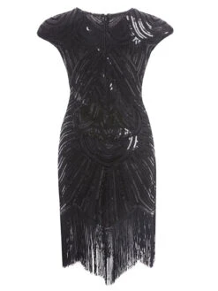 [US Warehouse] Plus Size 1920s Sequin Dress -Candi Clothing Shop SCH000327 B 2 90844691 fcc2 43c4 87a8 4e05a857b1a8
