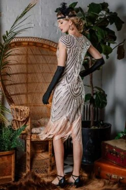 [US Warehouse] Pink 1920s Tassel Gatsby Flapper Dress -Candi Clothing Shop SCH000344 PP 5 61f0380b c7e8 4835 af1b 5999fa9db07c