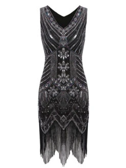 1920s Sequined Fringe Dress 19 1920s Sequined Fringe Dress -Candi Clothing Shop SCH000345 S 1 13273d80 88b2 47ff 8685 1f590a84460e