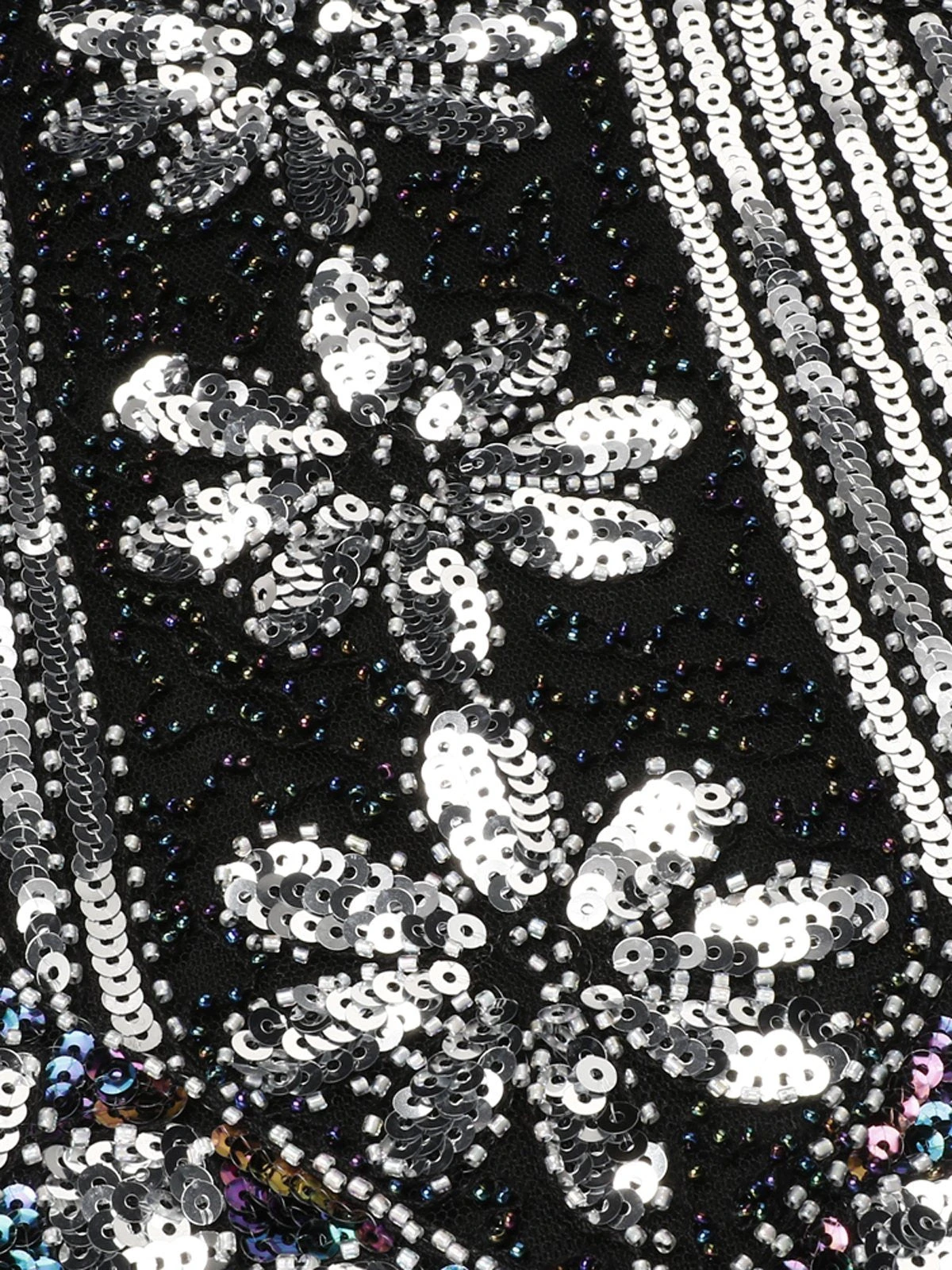 1920s Sequined Fringe Dress 8 1920s Sequined Fringe Dress - Image 8