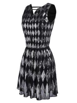 [US Warehouse] Black 1920s Sequined Backless Geometric Dress -Candi Clothing Shop SCH000389 S 3 compressed 94922e7d 0200 4e9f 88b2 9d8a42344a4e