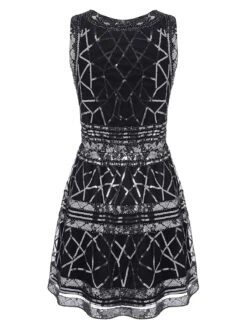 [US Warehouse] Black 1920s Geometric Sequined Dress -Candi Clothing Shop SCH000390 S 4 152c3265 6c76 42f7 9272 1aa1cfd83dc5