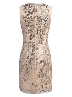 [US Warehouse] Pink 1920s Sequined Foral Sleeveless Dress -Candi Clothing Shop SCH000393 PP 4 compressed 5fa31991 fc35 4a40 9916 921ed8ca6860