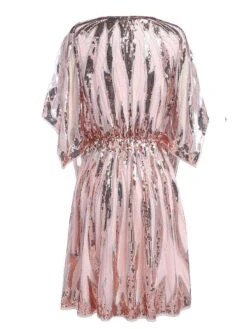 [US Warehouse] Pink 1920s Sequined Flare Sleeve Dress -Candi Clothing Shop SCH000397 PP 4 ec084087 a7a6 49b6 b434 074f69570f0d