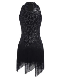 [US Warehouse] Black 1920s Sequined Glitter Dress -Candi Clothing Shop SCH000403 4 c1f91de1 ffb4 4ade b93a 3744d0abc7ef