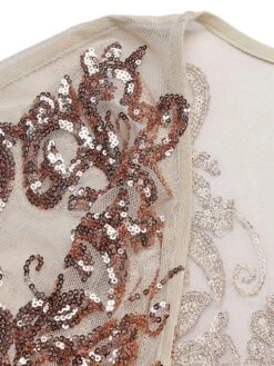 [US Warehouse] Apricot 1920s Sequined Maxi Cover-ups Dress -Candi Clothing Shop SCH000408 6 c3dae2a7 93c1 48a1 b8ab 904db08f6397