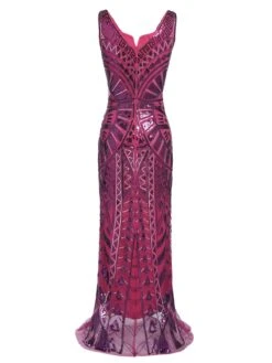 [US Warehouse] Purple 1920s Sequined Maxi Dress -Candi Clothing Shop SCH000409 4 06758ea4 6e52 474a 948d 8656e71a0a1f
