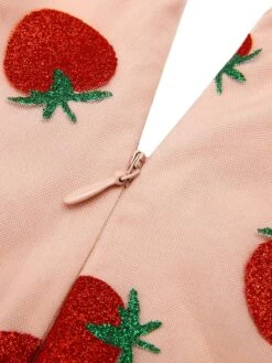 [US Warehouse] Pink 1950s Strawberry Mesh Swing Dress -Candi Clothing Shop SCH000702 4 efd671ae 5c4b 4e7b 98a9 56b4fb41fc22