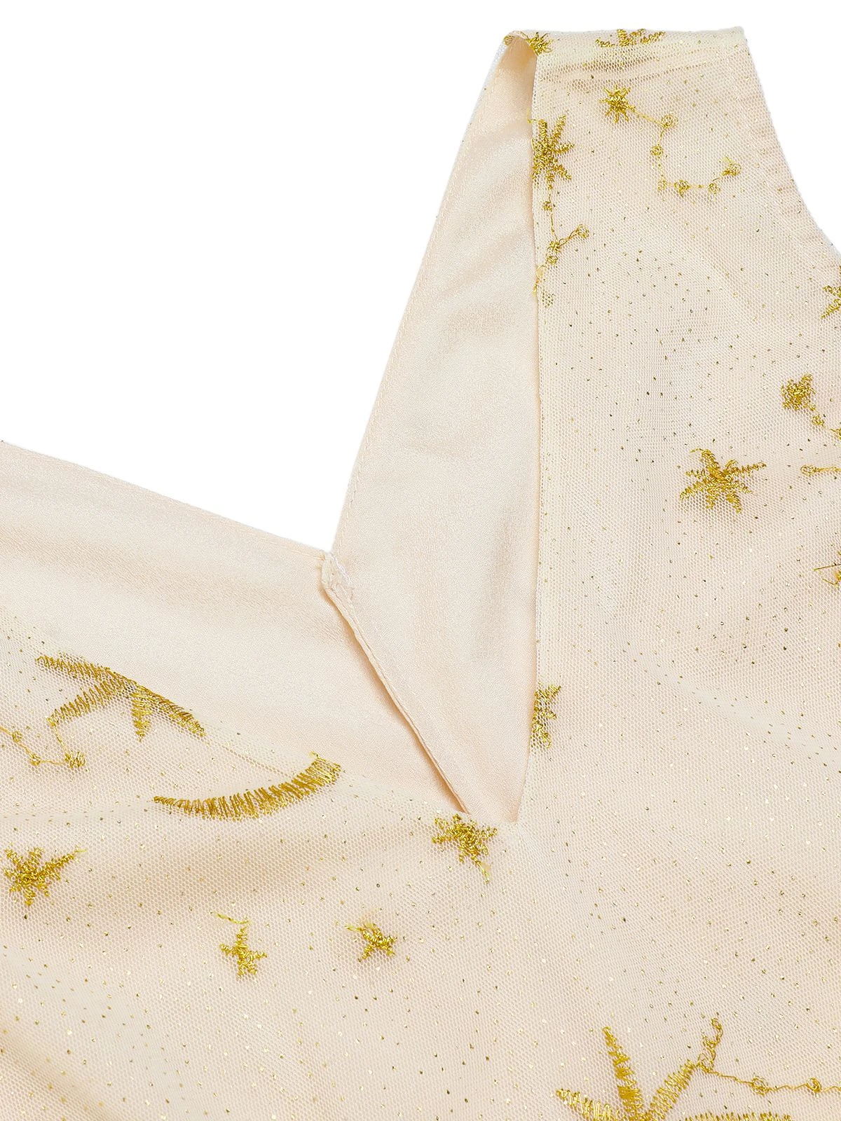 Yellow 1950s Mesh Patchwork Swing Dress 6 Yellow 1950s Mesh Patchwork Swing Dress - Image 6