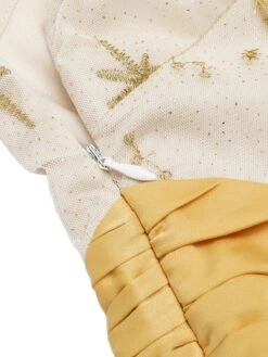 Yellow 1950s Mesh Patchwork Swing Dress 14 Yellow 1950s Mesh Patchwork Swing Dress -Candi Clothing Shop SCH000817 5