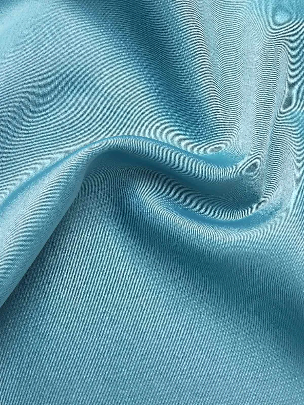 Blue 1950s Stripes Patchwork Pocketed Dress 10 Blue 1950s Stripes Patchwork Pocketed Dress - Image 10