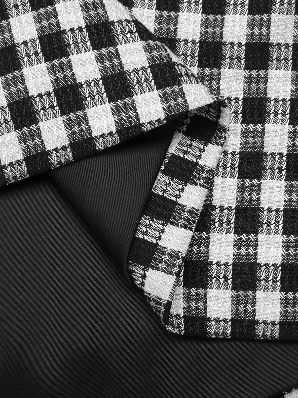 1960s Acetate Gingham Plaid Shift Dress 6 1960s Acetate Gingham Plaid Shift Dress - Image 6