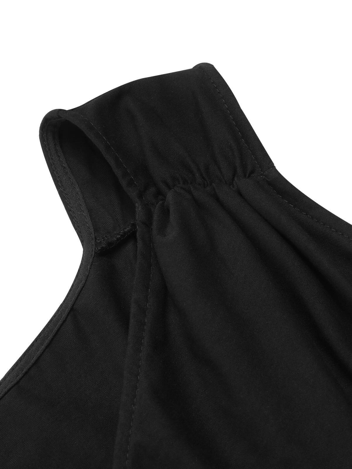 Black & Yellow 1950s Pumpkin Bat Spider Dress 5 Black & Yellow 1950s Pumpkin Bat Spider Dress - Image 5