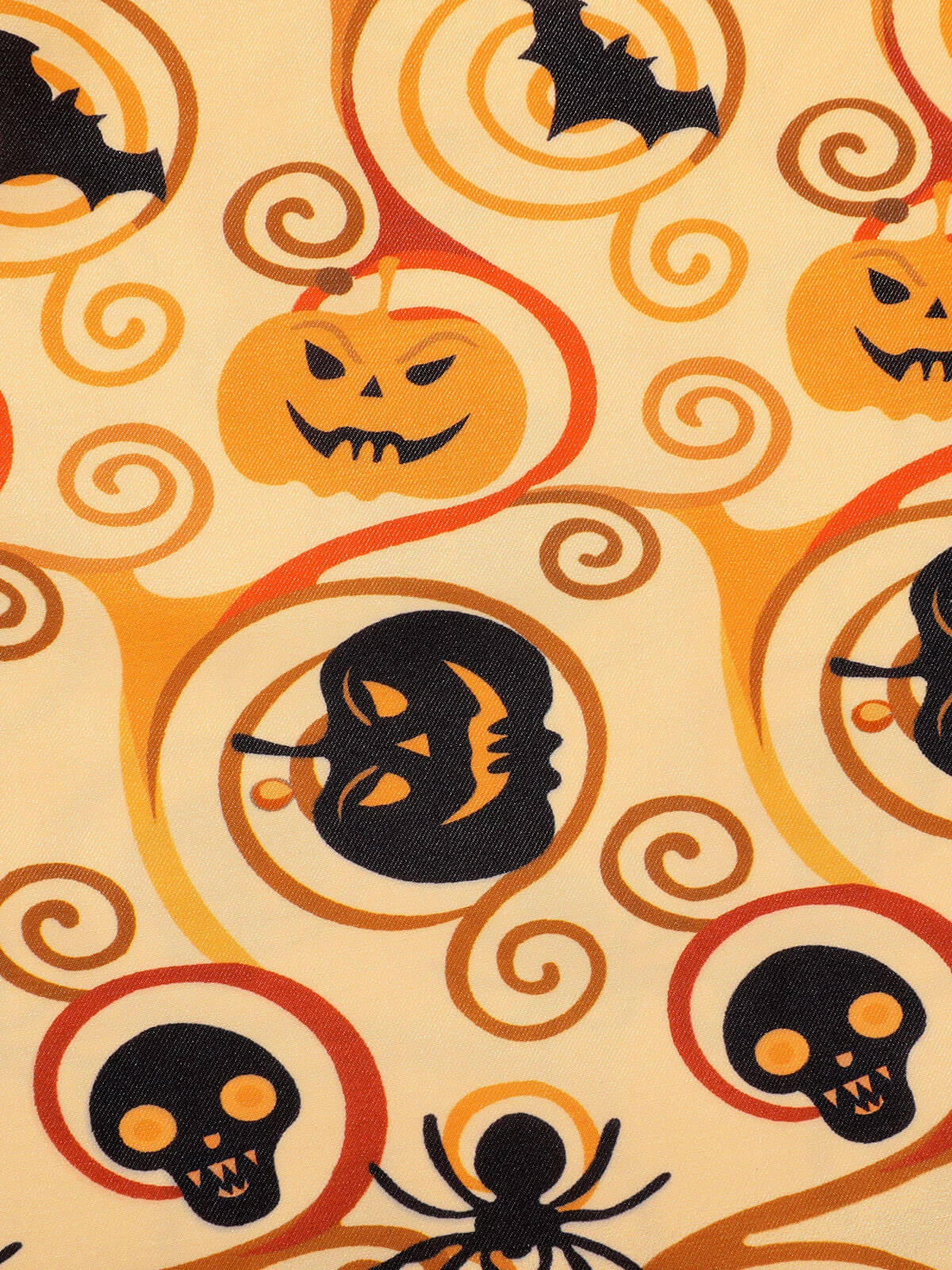 Black & Yellow 1950s Pumpkin Bat Spider Dress 7 Black & Yellow 1950s Pumpkin Bat Spider Dress - Image 7