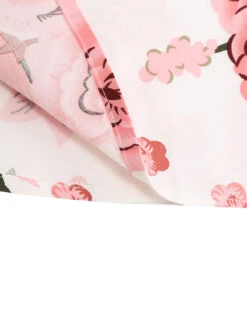 1950s Floral Lace-Up Shoulder V-Neck Swing Dress 29 1950s Floral Lace-Up Shoulder V-Neck Swing Dress -Candi Clothing Shop SCHL000114 LP 6